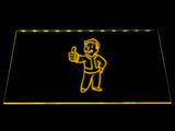 Fallout Vault Boy LED Neon Sign Electrical - Yellow - TheLedHeroes