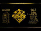 Doctor Who  LED Neon Sign Electrical - Yellow - TheLedHeroes