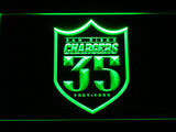 FREE San Diego Chargers 35th Anniversary LED Sign - Green - TheLedHeroes