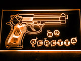 FREE M9 Beretta LED Sign - Orange - TheLedHeroes