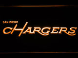 San Diego Chargers (7) LED Neon Sign Electrical - Orange - TheLedHeroes