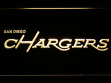 San Diego Chargers (7) LED Neon Sign Electrical - Yellow - TheLedHeroes