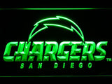 San Diego Chargers (8) LED Neon Sign Electrical - Green - TheLedHeroes