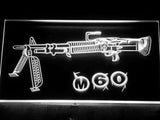 M60 Assault Rifle LED Neon Sign Electrical - White - TheLedHeroes