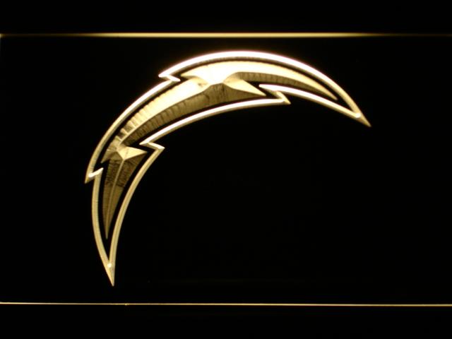 San Diego Chargers (11) LED Neon Sign Electrical - Yellow - TheLedHeroes