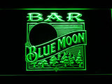 Blue Moon Bar (2) LED Neon Sign USB - Green - TheLedHeroes