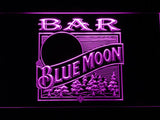 Blue Moon Bar (2) LED Neon Sign USB - Purple - TheLedHeroes