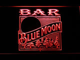 Blue Moon Bar (2) LED Neon Sign Electrical - Red - TheLedHeroes