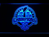 Pittsburgh Steelers Super Bowl XL Champions LED Neon Sign Electrical - Blue - TheLedHeroes