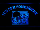FREE Blue Moon It's 5pm Somewhere (2) LED Sign - Blue - TheLedHeroes