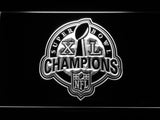 Pittsburgh Steelers Super Bowl XL Champions LED Neon Sign USB - White - TheLedHeroes