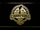 Pittsburgh Steelers Super Bowl XL Champions LED Neon Sign USB - Yellow - TheLedHeroes