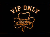 FREE Bud Light Shamrock VIP Only LED Sign - Orange - TheLedHeroes