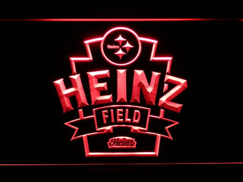 Pittsburgh Steelers Heinz Field LED Neon Sign USB - Red - TheLedHeroes