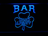FREE Bud Light Shamrock Bar LED Sign - Blue - TheLedHeroes