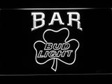 FREE Bud Light Shamrock Bar LED Sign - White - TheLedHeroes