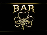 FREE Bud Light Shamrock Bar LED Sign - Yellow - TheLedHeroes