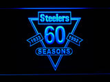 FREE Pittsburgh Steelers 60th Anniversary LED Sign - Blue - TheLedHeroes