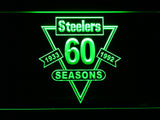 Pittsburgh Steelers 60th Anniversary LED Sign - Green - TheLedHeroes