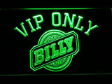 Billy VIP Only LED Neon Sign Electrical - Green - TheLedHeroes