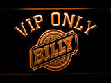 Billy VIP Only LED Neon Sign Electrical - Orange - TheLedHeroes
