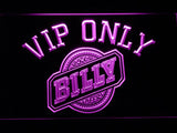 Billy VIP Only LED Neon Sign Electrical - Purple - TheLedHeroes
