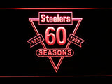 Pittsburgh Steelers 60th Anniversary LED Sign - Red - TheLedHeroes