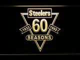 Pittsburgh Steelers 60th Anniversary LED Sign - Yellow - TheLedHeroes