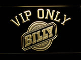 Billy VIP Only LED Neon Sign USB - Yellow - TheLedHeroes