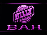 Billy Bar LED Neon Sign USB - Purple - TheLedHeroes