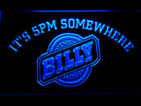 FREE Billy It's 5pm Somewhere LED Sign - Blue - TheLedHeroes