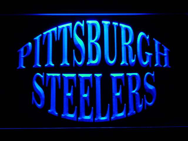 Pittsburgh Steelers (6) LED Sign - Blue - TheLedHeroes