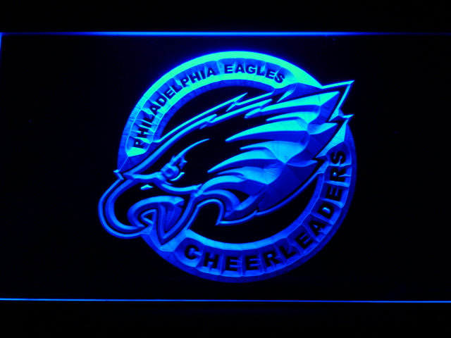 Philadelphia Eagles Cheerleaders LED Sign - Blue - TheLedHeroes