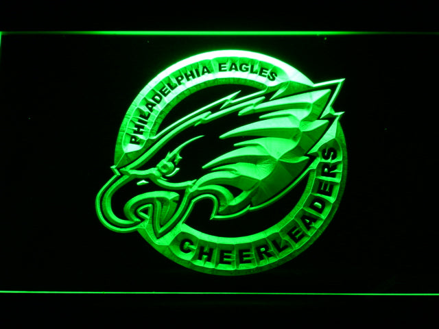 FREE Philadelphia Eagles Cheerleaders LED Sign - Green - TheLedHeroes