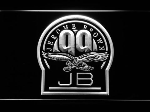 Philadelphia Eagles #99 Jerome Brown LED Neon Sign Electrical - White - TheLedHeroes
