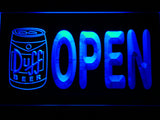 FREE Duff Open (3) LED Sign - Blue - TheLedHeroes