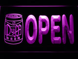Duff Open (3) LED Neon Sign Electrical - Purple - TheLedHeroes