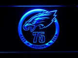 Philadelphia Eagles 75th Anniversary LED Sign - Blue - TheLedHeroes