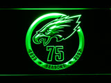FREE Philadelphia Eagles 75th Anniversary LED Sign - Green - TheLedHeroes