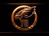 FREE Philadelphia Eagles 75th Anniversary LED Sign - Orange - TheLedHeroes