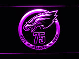 FREE Philadelphia Eagles 75th Anniversary LED Sign - Purple - TheLedHeroes