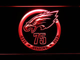 Philadelphia Eagles 75th Anniversary LED Neon Sign Electrical - Red - TheLedHeroes
