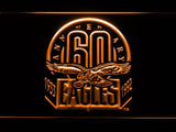 Philadelphia Eagles 60th Anniversary LED Neon Sign USB - Orange - TheLedHeroes