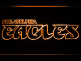 Philadelphia Eagles (6) LED Neon Sign USB - Orange - TheLedHeroes