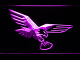 Philadelphia Eagles (9) LED Neon Sign USB - Purple - TheLedHeroes