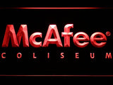 Oakland Raiders McAfee Coliseum LED Neon Sign USB - Red - TheLedHeroes