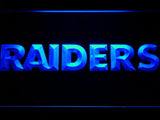Oakland Raiders (4) LED Neon Sign Electrical - Blue - TheLedHeroes