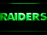 Oakland Raiders (4) LED Neon Sign USB - Green - TheLedHeroes
