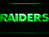 Oakland Raiders (4) LED Sign - Green - TheLedHeroes