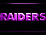 Oakland Raiders (4) LED Neon Sign Electrical - Purple - TheLedHeroes